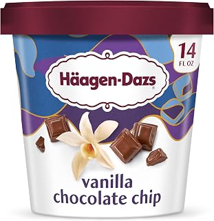 Häagen-Dazs Haagen-Dazs Ice Cream, Vanilla Chocolate Chip, 14 oz (Frozen)