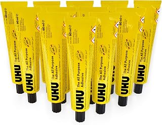 UHU All Purpose Adhesive Glue - 60ml - Pack of 12 Tubes
