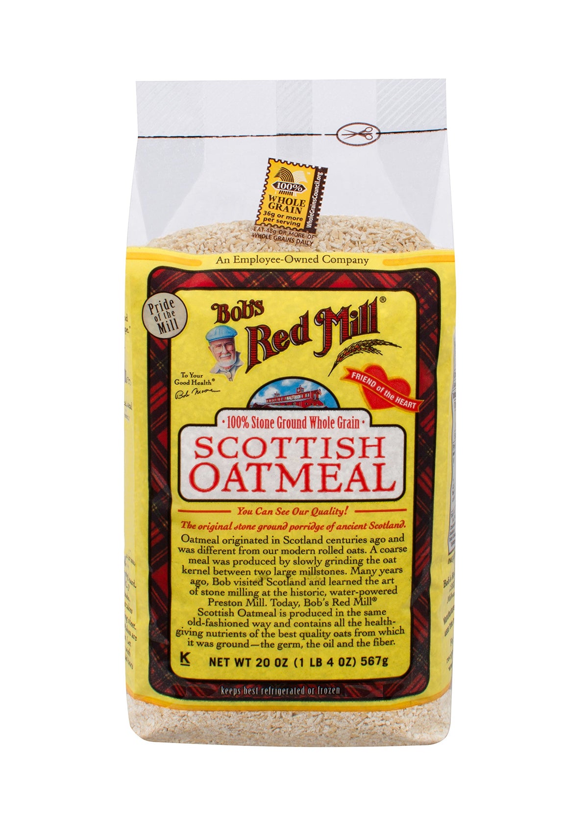 Bob's Red Mill Scottish Oatmeal / 20 Ounce (Pack of 4) / 4 Breakfast Foods