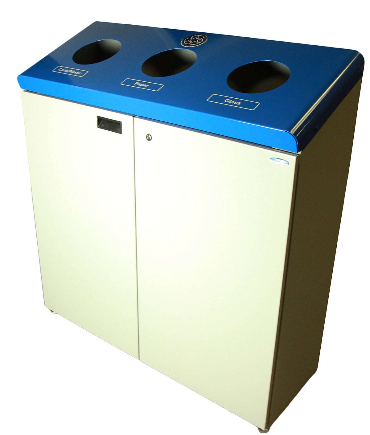 Frost Recycling Station by Frost Hats – Rectangular, 17.0 gallons, Steel, Blue