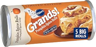 Pillsbury Grands! Limited Edition Pumpkin Spice Rolls with Pumpkin Spice Icing, 5 ct., 17.5 oz.