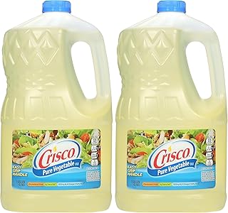 Crisco Pure Vegetable Oil, 1 Gallon (Pack of 2)