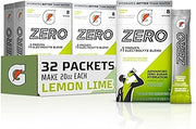 Gatorade Zero Sugar Powder, Lemon Lime, (32 Servings)