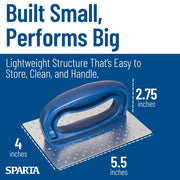 Plastic Grill Pad Holder by SPARTA – 5.5 x 4 Inches, 0.0 ounces, Plastic, Blue, Model 4071200