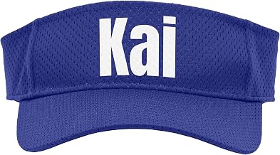 Kai Name Personalized First Names Epic Minimal Text Sport Sun Visor