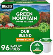 Green Mountain Coffee Roasters Our Blend Keurig Single-Serve K-Cup Pods, Light Roast Coffee, 96 Count