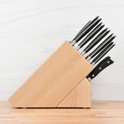 Wusthof 23 Piece Knife Block Set by Wüsthof – 23 Piece, Forged High Carbon Stainless Steel, Black Handles, Pack of 23, Model Classic Ikon