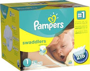 Pampers Swaddlers Diapers Newborn/Size 1