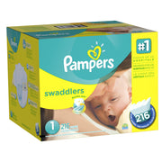 Swaddlers Diapers Newborn/Size by Pampers – 1, Multicolor, Model 037000863823