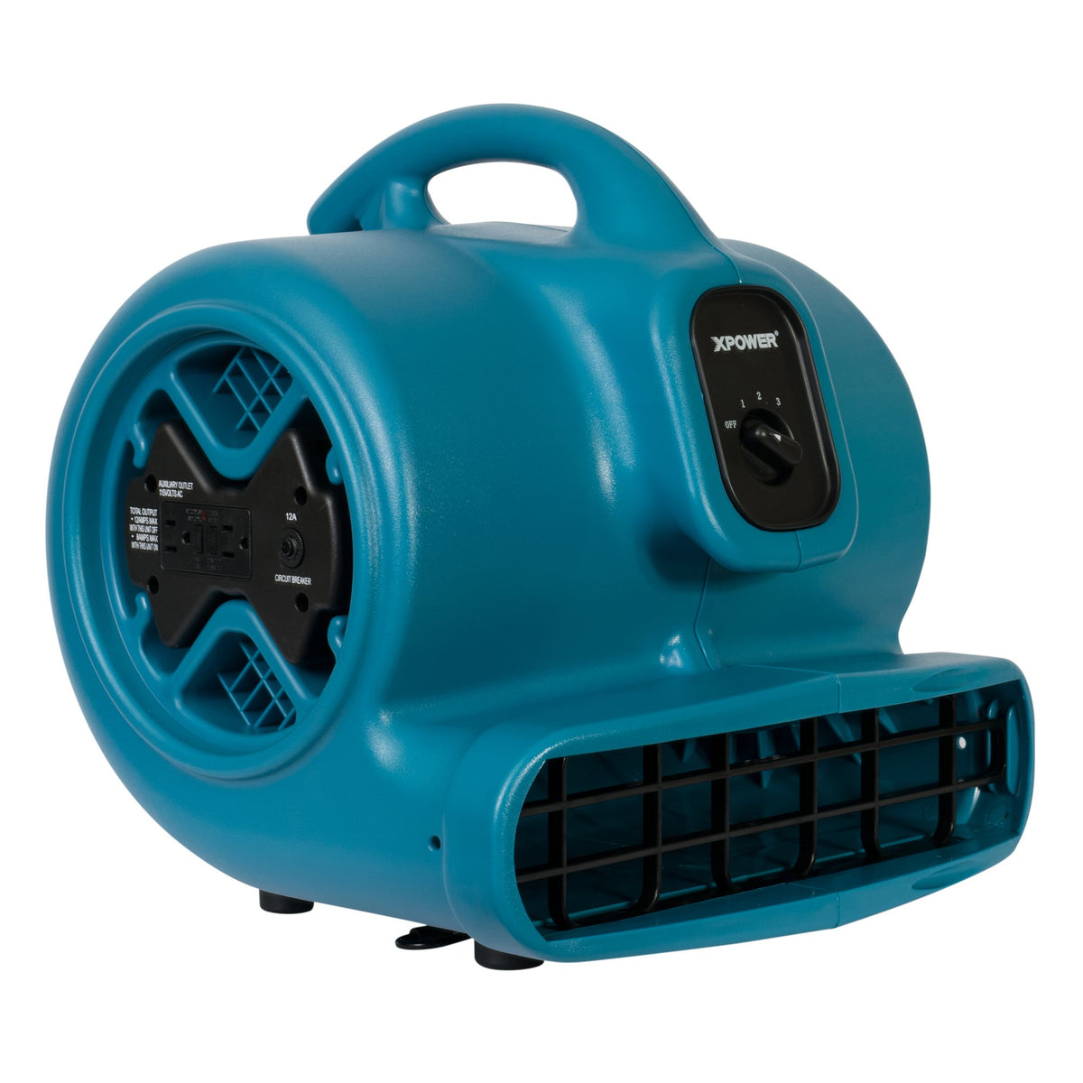 XPOWER 15.67"L x 15.9"W x 16.33"H / Pro X-600A / Blue Floor Fans