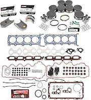 6 Full Gasket Set Pistons Bearings Compatible With/For 07-14 Ford Lincoln 5.4L TRITON 3-VALVE by Mizumo Auto – Main Bearings 0.25mm | Rod Bearings 0.25mm, Model MA-9761299698