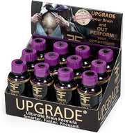 Upgrade Brain Supplement - Enhances Memory, Concentration, Focus & Clarity - Proprietary Blend of AAKG with Beta Alanine, Alpha GPC, Green Tea & Ginkgo Biloba-2 Fl oz (12 Pack) | Proprietary Blend of AAKG with Beta Alanine, Alpha GPC, Green Tea & Ginkgo Biloba - Grape Flavor - 2 Fl oz (12 Pack)