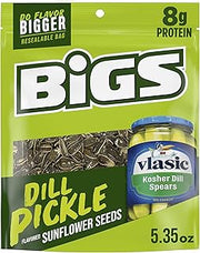BIGS Sunflower Seeds, Vlasic Dill Pickle Flavor, 5.35 oz.