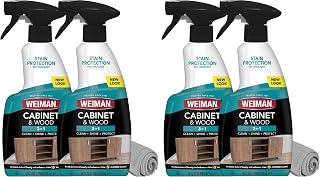 Cabinet and Wood Cleaner by Weiman – 16 fl oz (Pack of 4), Pack of 6, Model 332PK2