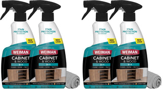 Cabinet and Wood Cleaner by Weiman – 16 fl oz (Pack of 4), Pack of 6, Model 332PK2