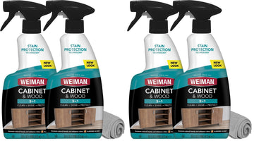 Cabinet and Wood Cleaner by Weiman – 16 fl oz (Pack of 4), Pack of 6, Model 332PK2