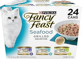 Purina Fancy Feast Grilled Seafood Wet Cat Food, 3 oz Cans, 24-Pack