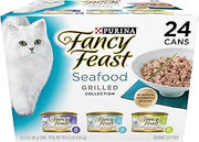 Purina Fancy Feast Grilled Seafood Wet Cat Food, 3 oz Cans, 24-Pack