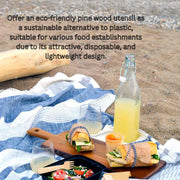 Tablecraft 6.50x1.44x0.06 / Check Images / Disposable Tools & Utensils