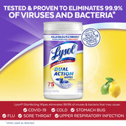 Lysol 75 count / 75 Count (Pack of 1) / A2561 Disinfectant Wipes