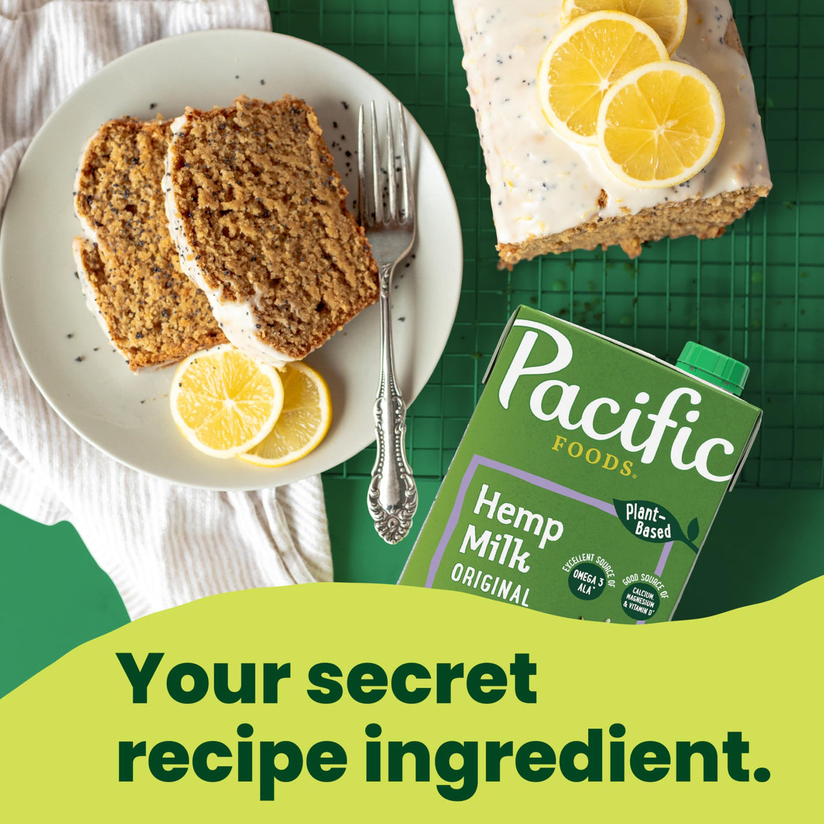 Pacific Foods Unflavored / 32 Fl Oz (Pack of 4) / Original Hemp Milk
