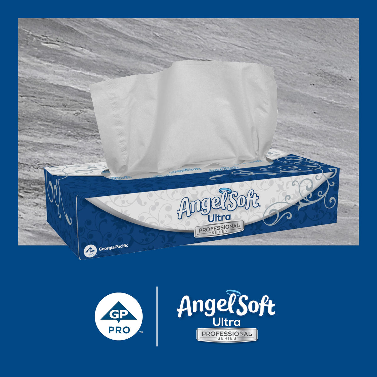 Angel Soft Ultra Professional Series Premium 2-Ply Facial Tissue () by Georgia-Pacific – 1 Count (Pack of 30), Paper, White, Pack of 30, Model 49590