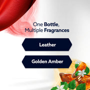 Glade Leather & Golden Amber / 3.35 Fl Oz (Pack of 1) / Beige Electric