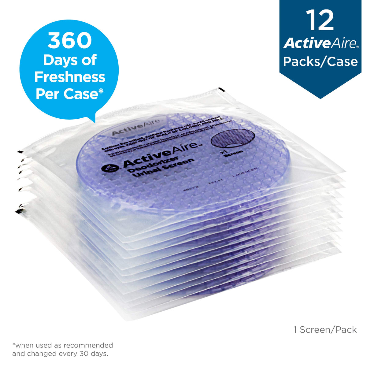 Georgia-Pacific Lavender / Lavender - 12 Screens / Regular Janitorial Deodorizers