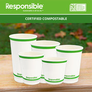 Responsible Products White / 500 / 8 Ounces Cups