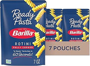 Barilla Ready Pasta, Fully Cooked Rotini Pasta, 7oz. (7PK) Non-GMO & Kosher