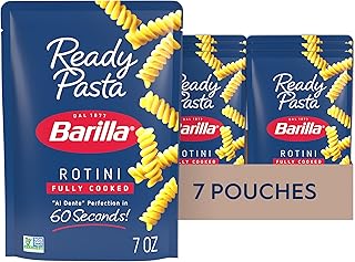 Barilla Ready Pasta, Fully Cooked Rotini Pasta, 7oz. (7PK) Non-GMO & Kosher