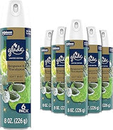 Glade Air Freshener Room Spray, Bergamot & Eucalyptus, Odor Fighting to Deliver Long Lasting Freshness, 8 Oz, 6 Count