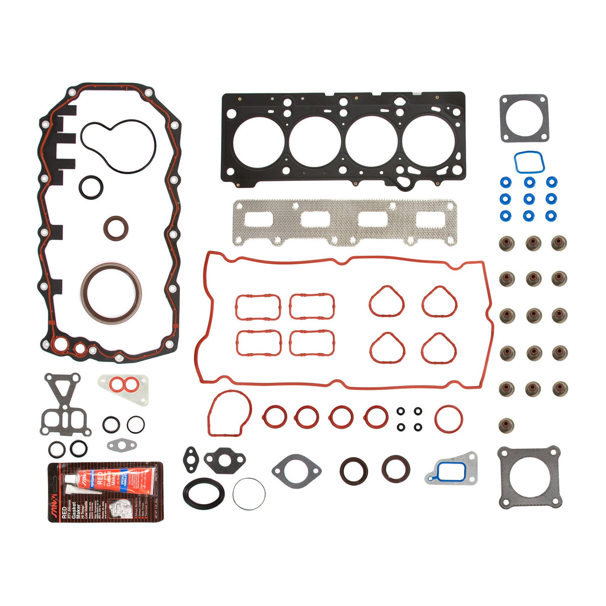 Mizumo Auto Main Bearings Standard | Rod Bearings Standard / Piston Set 0.50mm Oversize / 1 Engine Kit Gasket Sets