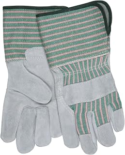 MCR Safety 1360 Gunn Gloves, Large, 1-Pair, Gray