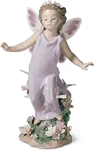LLADRÓ Butterfly Wings Fairy Figurine. Porcelain Angel Figure.