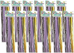 CLI Charles Leonard Creative Arts 12-inch Chenille Stems, Assorted Colors, 100 Per Pack, 12 Packs (CHL65400-12)