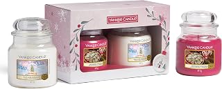 Yankee Candle Gift Set | 2 Medium Jar Scented Candles | Snow Globe Wonderland Collection