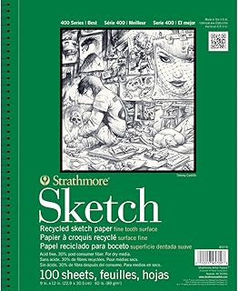 Strathmore Sketch Spiral Paper Pad 5.5x8.5-100 Sheets