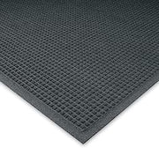 Waterhog Andersen Waffle Design Mat - 3X5' - Fabric Border - Charcoal - Charcoal - 3x5'