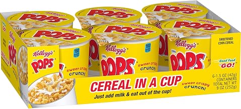 Cereal Cereal In A Cup Corn Pops, 1.5 Ounce Each - 60 Per Case