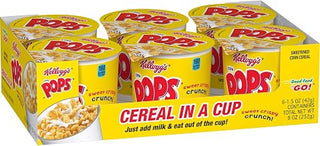 Cereal Cereal In A Cup Corn Pops, 1.5 Ounce Each - 60 Per Case