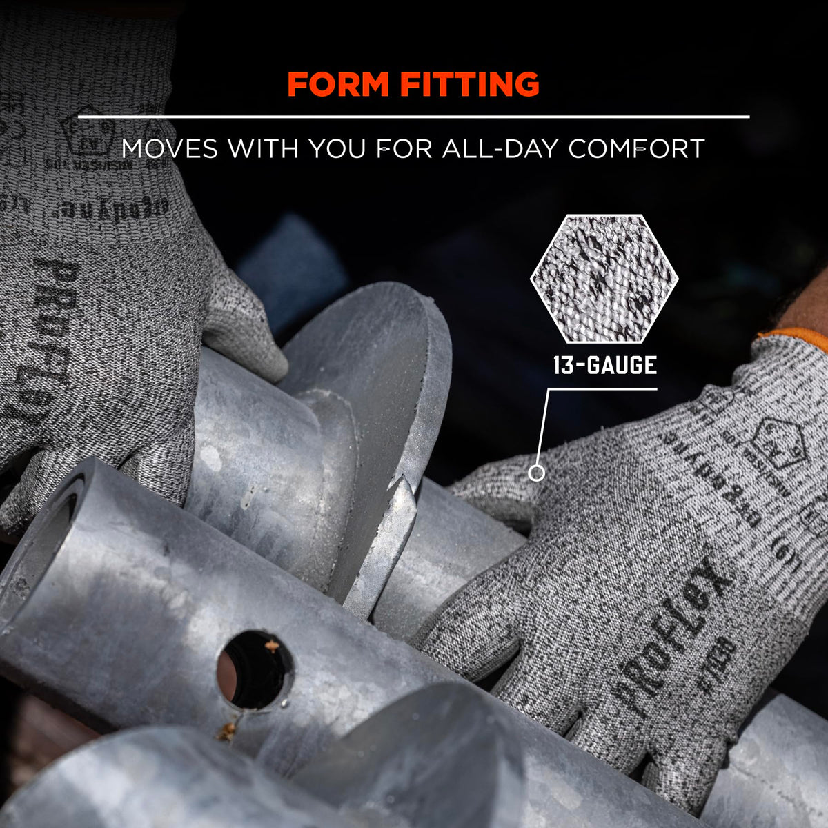Ergodyne XX-Large / Gray / Work Utility Cut Resistant Gloves