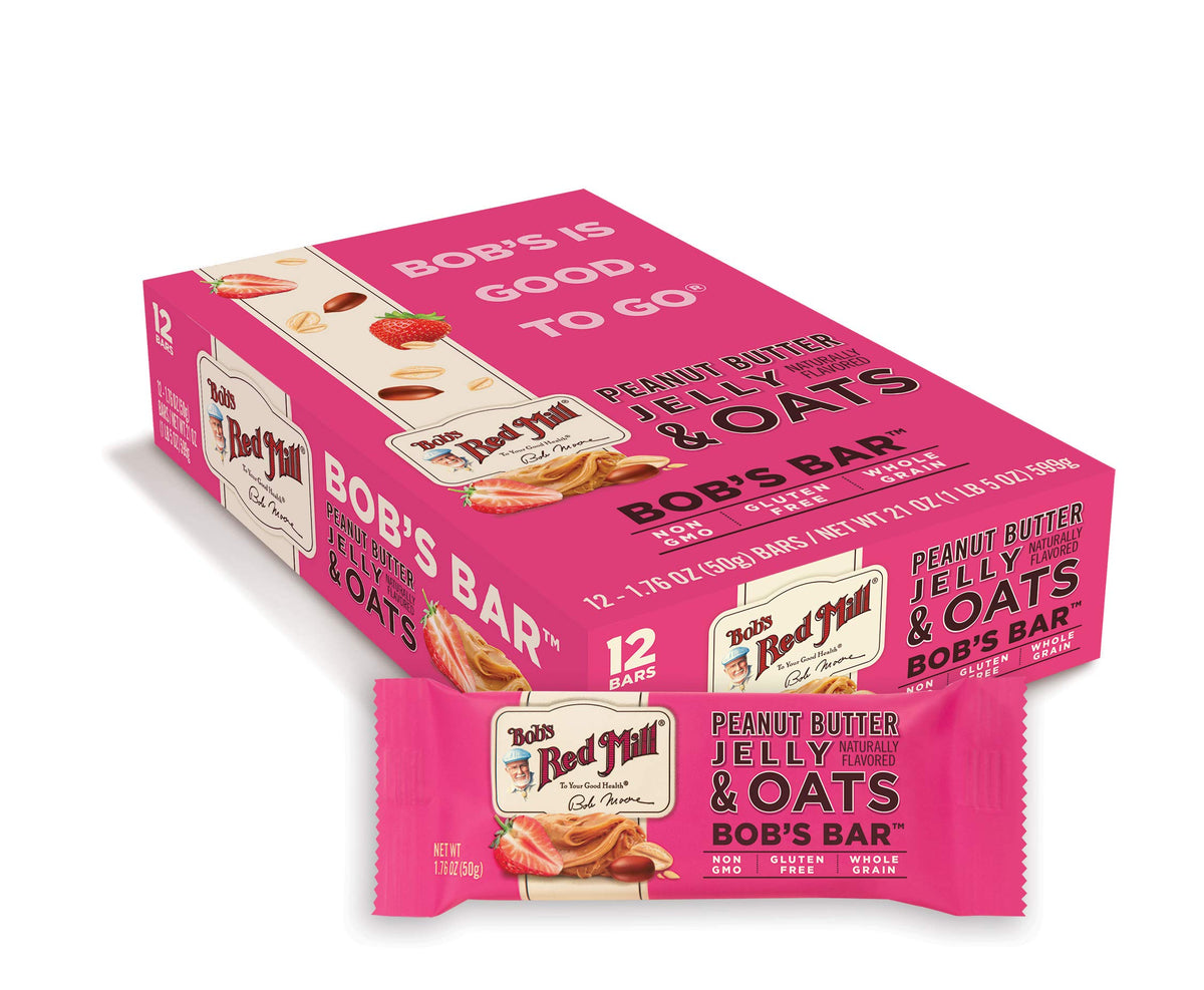 Bob's Red Mill Jelly / 12 bars (1.76 oz each) / 1 Breakfast Foods