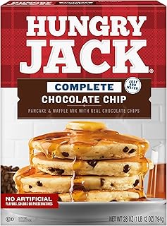 Hungry Jack Complete Chocolate Chip Pancake & Waffle Mix 28 oz