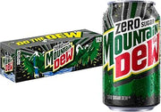 Mountain Dew Zero Sugar Soda, 12oz Cans (12 Pack)