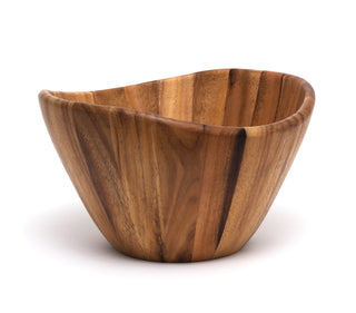 Lipper International Acacia Wave Bowl, 12 Inch Diameter, Natural