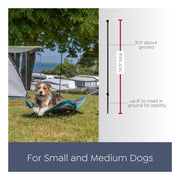 Portable Pet Fence by Trixie – Plastic, Black, Model 39539