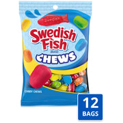 Chews Soft & Chewy Candy by Swedish Fish – 5.12 oz, Pack of 12