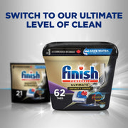 Quantum UltraMAX 21ct by Finish – 1 Count (Pack of 21), Clear, Pack of 21, Model 3272046