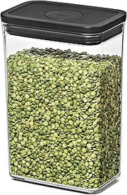 OXO Good Grips POP Container — Rectangle Medium — 2.7 Qt / 2.6 L — Matte Black, Organization and Storage Solution